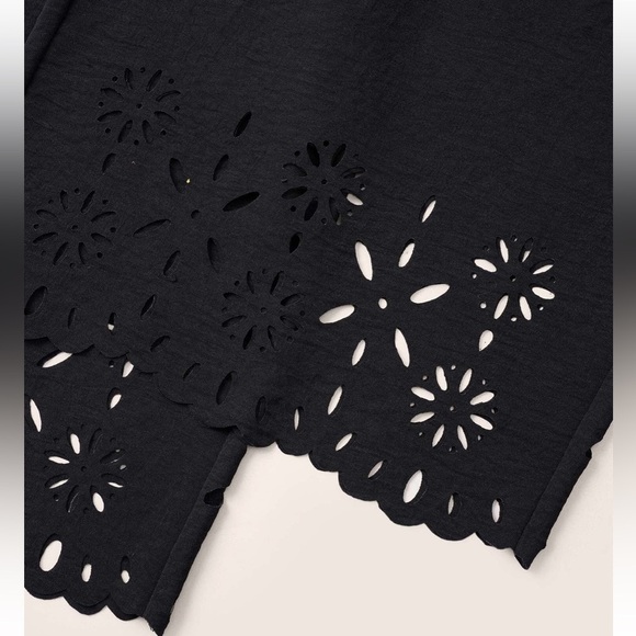 BloomChic Plus Size 3XL Laser Cut Elastic Waist Wide Leg Pants us22-24 - Picture 5 of 8